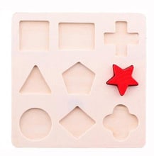Kids 3D Puzzle Wooden Toys Colorful Geometry Shape Cognition Wood Puzzle Children Early Learning Educational Montessori Toys 2024 - buy cheap