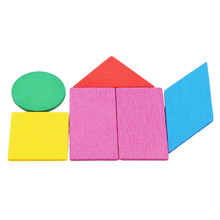 Детская развивающая игрушка Монтессори детские математические круглые цветные деревянные игрушки для или детей фигурка арифметическая древесина 2024 - купить недорого