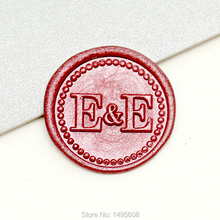 Personalize wax seal stamp with initials,Custom initials Wax Seal Stamp,Wedding wax seal stamp, envelops seal 2024 - buy cheap