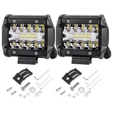 2pcs 140W Triple Row LED Light Bar 4inch Spot Flood Combo Beam LED Driving Lights Off Road Lighting LED Work Lights for Truck 2024 - buy cheap