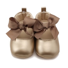 Toddler Baby Girl Soft PU Shoes Bow Bandage Infant Princess Prewalker 0-18M New 2024 - buy cheap