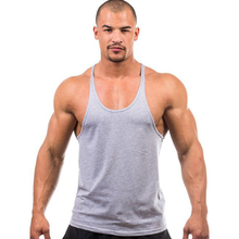 Regata masculina de marca, camisa sem mangas fitness de treino para homens, roupa interior 2024 - compre barato