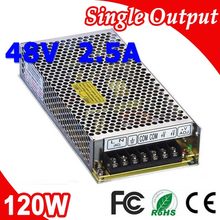 S-120-48 120W Mean well LED Switching Power Supply 48V 2.5A Transformer from 110V 220V AC to DC Output 2024 - buy cheap