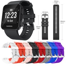 Replacement Wristband Watch band Wrist strap Silicagel Soft Band Strap For Garmin Forerunner 35 Smart Watch Bracelet New 2024 - buy cheap