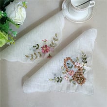 Art tea tray towel Elegant Embroidery Table  Pastoral Fabric Tea tablecloth, Luxury Table mat table Cover for decoration 2024 - buy cheap