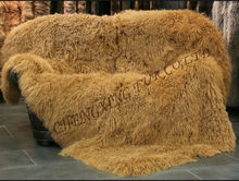CX-D-29 cobertor de pele de cordeiro de lã de ovelha macia e quente 2024 - compre barato