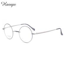 haoyu Fashion wizard Harry pure titanium glasses frames men women round optical eyeglasses Spectacles Frames Oculos De Grau 2024 - buy cheap