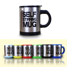400ml Automatic Self Stirring Mug Coffee Milk Mixing Mug Stainless Steel Thermal Cup Electric Lazy Double Insulated Smart Cup 2024 - buy cheap