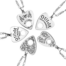 Ouija-collar con colgante de corazón para mujer, 4 estilos, collares de Hello, colgantes de Metal con estilo, joyería 2024 - compra barato