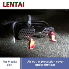 Overe 2 pçs carro sob o assento de ar condicionado saída duto ventilação capa protetora grill para mazda 6 atenza axela CX-5 cx5 CX-4 2024 - compre barato