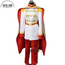 New Arrival Custom Made Adult Prince Charming Cosplay Costume from Cinderella Free Shipping 2024 - buy cheap