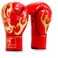 Боксерские перчатки для мужчин женщин MMA Sparring муай-тай кикбоксинг кожа тренировка штамповка Тяжелая сумка митенки Ограниченная серия 2024 - купить недорого