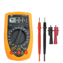 Digital multimeter with ohmic volt-ampere and diode voltmeter tester with 2 alligator clip test cable free shipping 2024 - buy cheap