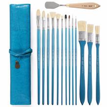 13Pcs Different Shape Hair Oil Painting Brush With  Knife Set For Acrylic Watercolor Drawing Brush Set Art Supplies 2024 - buy cheap