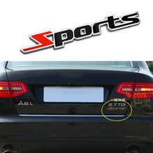car styling 3D Metal SPORT Stickers For Peugeot 206 207 208 301 307 308 407 408 508 607 2008 3008 4008 5008 RCZ 2024 - buy cheap