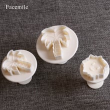 Facemile-Juego de palmeras para decoración de Fondant, herramientas de decoración de Fondant, 3 unids/set/set, 04033 2024 - compra barato