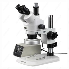 Trinocular Stereo Microscope--AmScope Supplies 7X-90X Trinocular Stereo Microscope with Aluminum 80-LED Ring Light 2024 - buy cheap