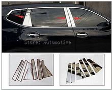 Stainless Steel Window Pillar Posts trim 6pcs for   Nissan Rogue  X-Trail 2014 2015 2016 2017 2024 - buy cheap