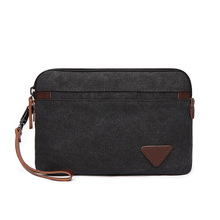 Boshikang 2019 Men's Wallet Cotton Canvas Long Wallet Multi-function Hand Bag Men's Mobile Phone Bag Large Capacity Clutch Bag 2024 - buy cheap