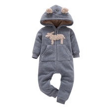 Baby Boy Girl Clothes Hooded Romper New Born Rompers Costume 2021 Unisex Jumpsuit Animal Deer Winter Toddler Clothing Cotton 2024 - buy cheap