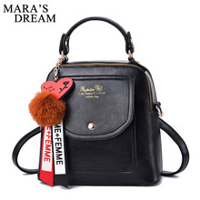 Mara's Dream PU Leather Handbags Women Bags Designer Vintage Rivet Women Crossbody Bags Tassel Ladies Messenger Bag 2019 Handbag 2024 - buy cheap