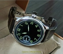 44 мм sазиатские 6497 механические часы с ручным ветром, механические часы, светящиеся Мужские часы с кнопкой-бабочкой, оптовая продажа 2024 - купить недорого