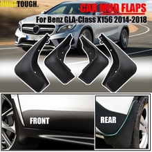 Set Molded Mud Flaps For Benz GLA180 GLA 220 GLA 200 GLA250 X156 2014 2015 2016 2017 Mudflaps Splash Guards Mudguards Front Rear 2024 - buy cheap