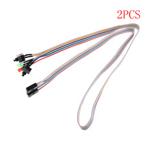 2pcs/Lot PC Case Red Green LED Lamp ATX Power Supply Reset HDD Switch Lead 65cm 2024 - buy cheap