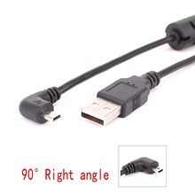 90 degree angle data sync usb cable cord For PANASONIC LUMIX DMC-FX01 FX07 FX10 FX12 FX3 FX30 FX50 2024 - buy cheap