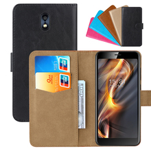 Luxury Wallet Case For Fly Power Plus 5000 PU Leather Retro Flip Cover Magnetic Fashion Cases Strap 2024 - buy cheap