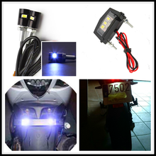 Novo farol traseiro de led para motocicleta, lâmpada para placa de licença para yamaha fz09 mt09 sr fz6 fazer fz6r fz8 mt07 fz07 2024 - compre barato