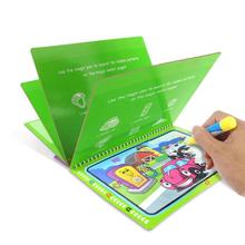 Многоразовая Волшебная книга с ручкой, раскраска, доска для рисования для детей, обучающие игрушки для мальчиков и девочек 2024 - купить недорого