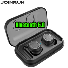 Беспроводные Bluetooth-наушники Joinrun с зарядным устройством и поддержкой Bluetooth 5,0 2024 - купить недорого