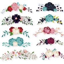 COSBILL Flower Patches For Clothing A-level Washable DIY Iron On Transfer 10 Pieces Colorful Flowers Decoration Accessory Y-083 2024 - buy cheap