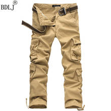 BDLJ 2017 новые мужские брюки осень-зима поступление модные мужские брюки высококачественные хлопковые брюки-карго армейские военные Брюки размер 44 2024 - купить недорого