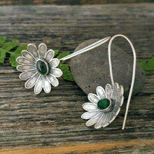 Vintage Ethnic Flower Pendant Female Earring 2020 Fashion Cute Ear Pendant Pendant Earrings Jewelry Accessories Z5E687 2024 - buy cheap