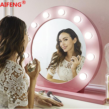AIFENG 10W Makeup Mirror Vanity LED Light Bulbs Kit for Dressing Table with Dimmer Power Supply Plug in,NO Mirror,AC 100-240V 2024 - buy cheap