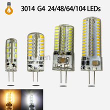 2015 new G4 LED Lamp Bulb 3W 5W 6W 9W SMD 3014 24/48/64/104 led DC 12V / AC 220V Silicone Bulb replace 10W 30W 50W Halogen Light 2024 - buy cheap