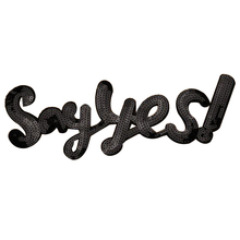 T shirt Women iron on patch sequins 29cm sayyes! deal with it biker patches for clothing stickers 3d t shirt mens free shipping 2024 - buy cheap