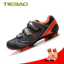 Tiebao велосипедная обувь для MTB велосипеда, обувь с самоблокирующимся покрытием, спортивные велосипедные кроссовки, Sapatilha Ciclismo, Mtb Zapatos Ciclismo, обувь 2022 - купить недорого