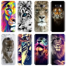 tiger lion animal howl Phone Cover Soft Silicone TPU Phone Case For Samsung Galaxy NOTE 8 9 S6EDGE S6 S7 S8 S9 S10 PLUS S10E 2024 - buy cheap