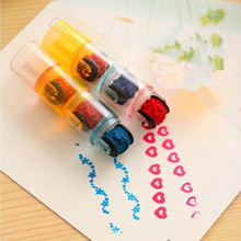 Combination Stamps Pen Set Cycle Roller Stamp Kids DIY Handmade Scrapbook Photo Album Students Drawing Toy Set 2024 - buy cheap