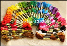 200 Skein Thread Similar DMC Embroidery Thread Floss ---Choose Any Thread Code---+50 Piece Needle 2024 - buy cheap
