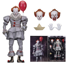 NECA Figure Pennywise Joker Action Figures Toy Doll Horror Gift For Halloween 2024 - buy cheap
