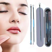 Women 4pcs/1 set Stainless Steel Blackhead Acne Blemish Pimple Extractor Remover Acne Needles 2M0103 2024 - buy cheap