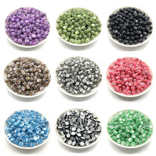 Wholesale 50pcs 8mm Round Color Sequins Beads For Jewelry Making DIY Bracelet Necklace Accessories 2024 - buy cheap