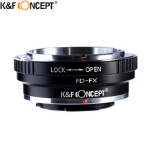 K & f conceito FD-FX lente da câmera adaptador anel de alumínio para canon fd lente para para fujifilm x montagem fuji X-Pro1 X-M1 X-E1 m42 X-T1 2024 - compre barato