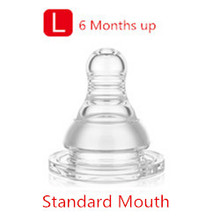2 шт./лот безопасный качество силикагель младенца соска LSize Быстрый поток для Кормовые принадлежности для 6 месяцев до Стандартный рот молоко Соски 2024 - купить недорого