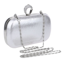2020 Новый Для женщин блестящие вечерняя сумочка; BS010 s палец кольцо алмазы Металл Ежедневные клатчи с цепочкой через плечо кошелек вечерняя сумочка; BS010 для вечерние сумки 2024 - купить недорого