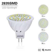 MR16 LED 12V AC DC 12V 24V 10V-30V LED Bulb Lamp GU5.3 4W 6W 8W 36 54 72 LEDs Spotlight SMD2835 Chandelier Lampada Ampoule 2024 - buy cheap